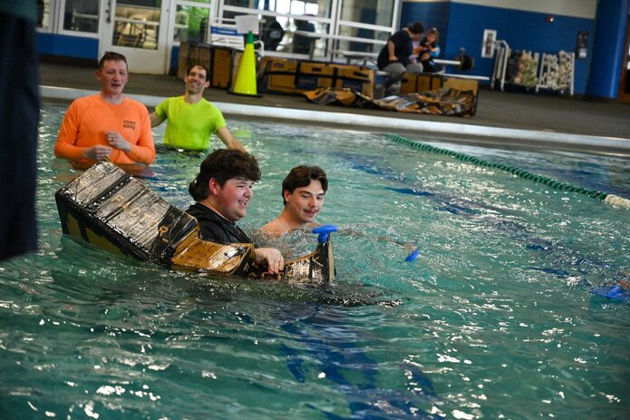 Sink or Swim: The Inaugural Cardboard Boat Regatta