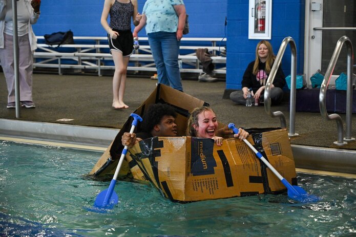 Sink or Swim: The Inaugural Cardboard Boat Regatta