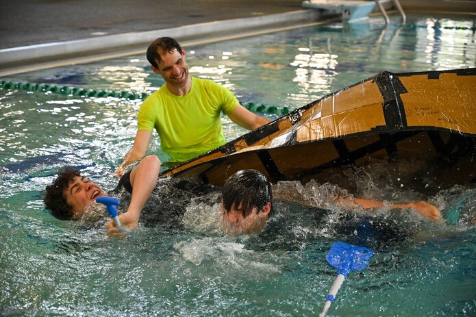 Sink or Swim: The Inaugural Cardboard Boat Regatta