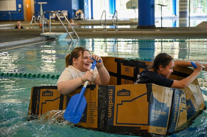 Sink or Swim: The Inaugural Cardboard Boat Regatta