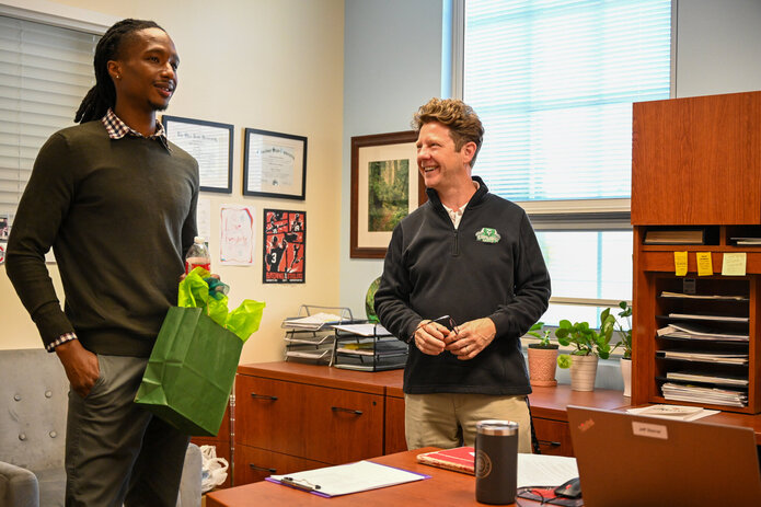 Once a Lion, Always a Lion: Connor Boclear '20 Visits Lawrence
