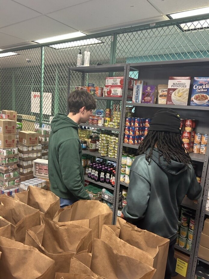NHS Food Drive: From Campus to the Community