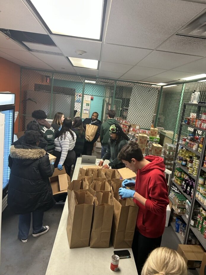 NHS Food Drive: From Campus to the Community