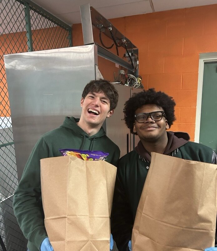 NHS Food Drive: From Campus to the Community