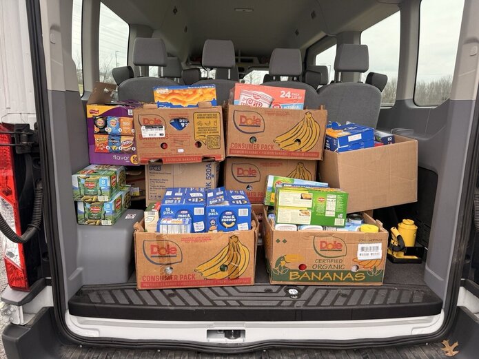 NHS Food Drive: From Campus to the Community